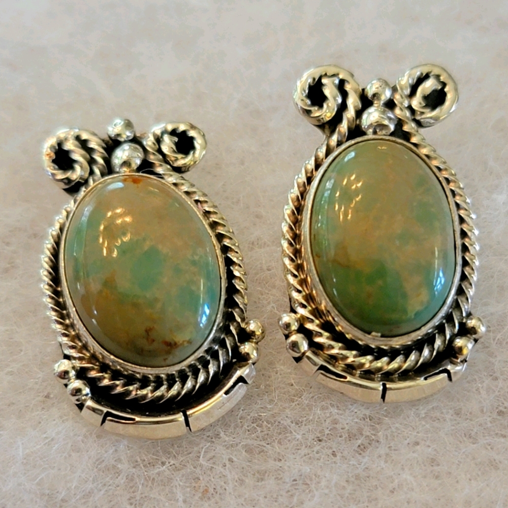 Golden Sonoran Turquoise Studs